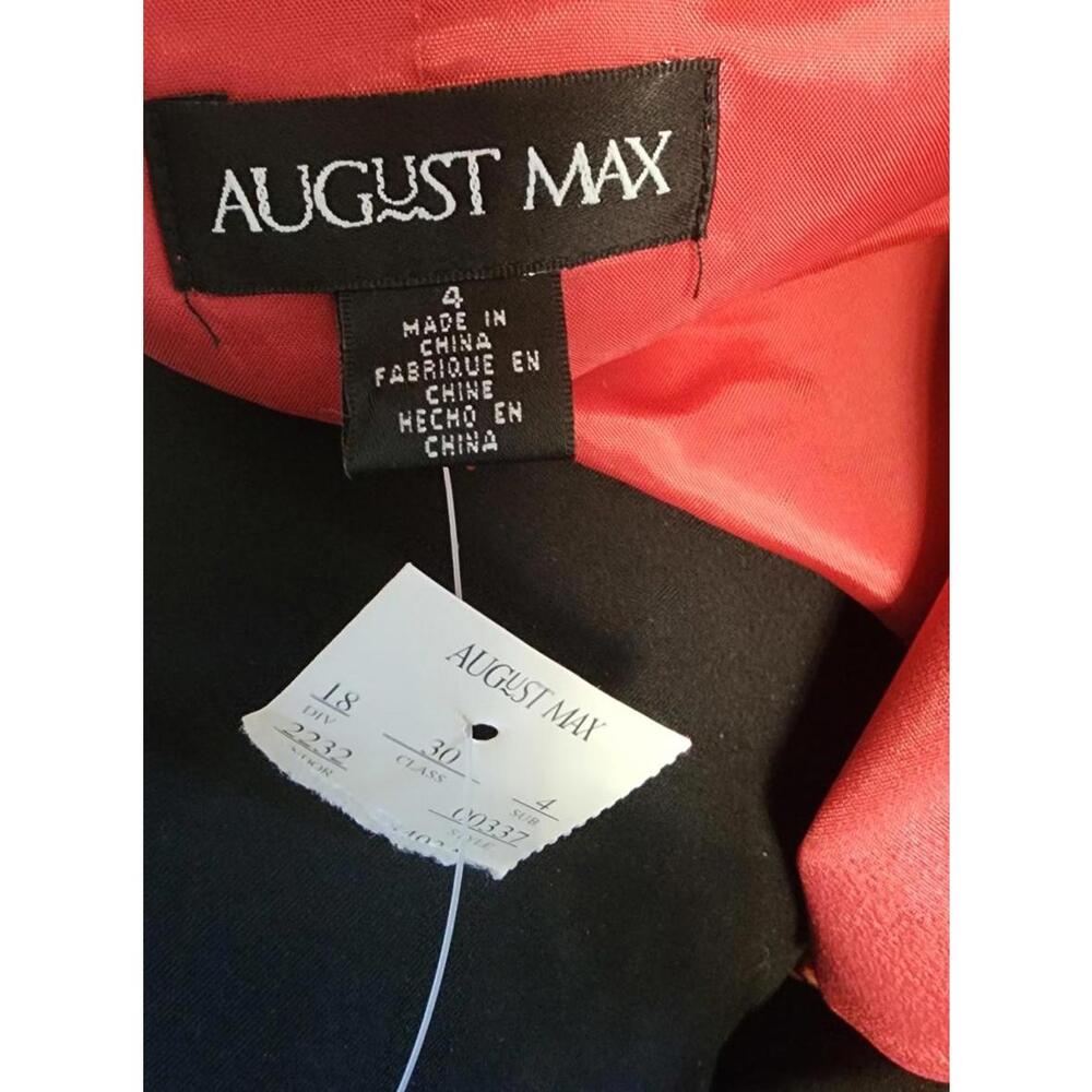 NWT August Silk open blazer jacket pinky red floral 100 sik timeless 4 EEE23 - Picture 5 of 6